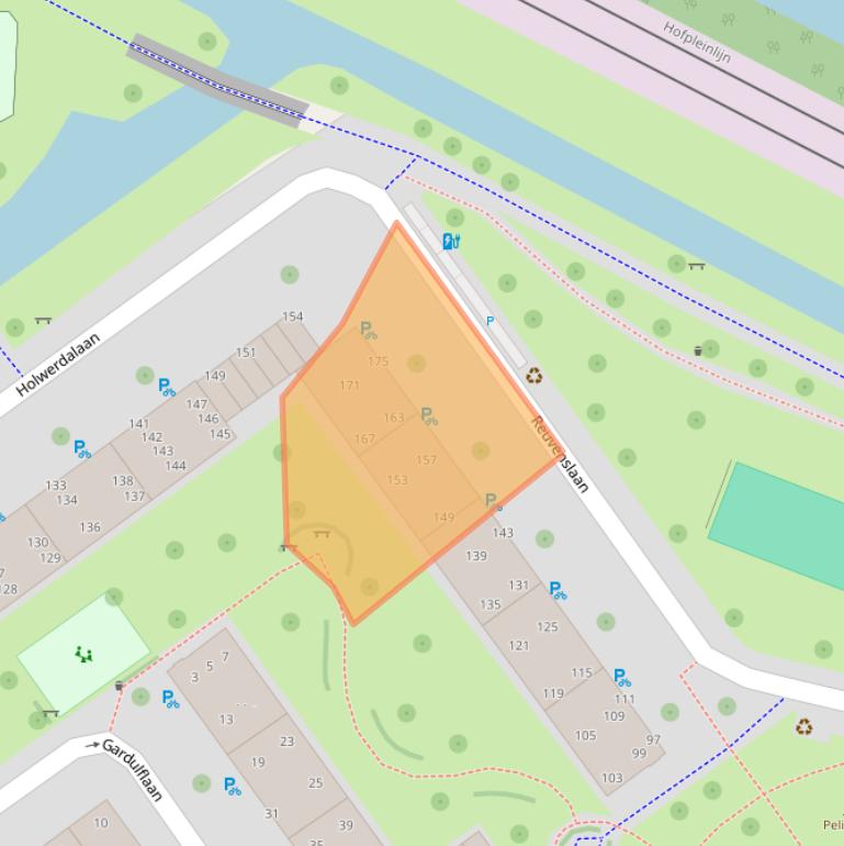 Kaart van postcodegebied 2273GP.