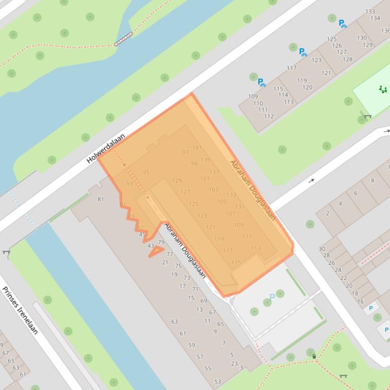 Kaart van postcodegebied 2273GR.