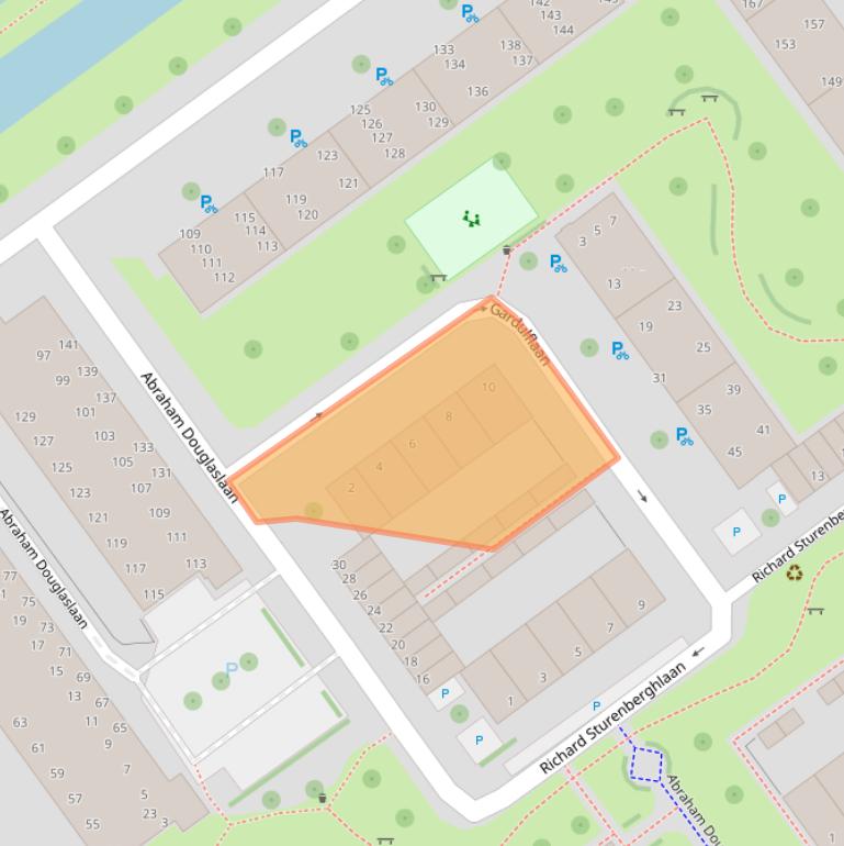 Kaart van postcodegebied 2273HB.