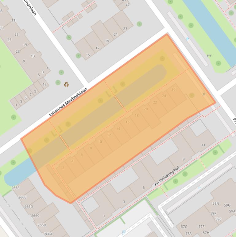 Kaart van postcodegebied 2273HD.