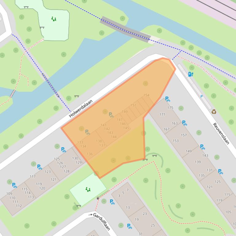 Kaart van postcodegebied 2273HG.