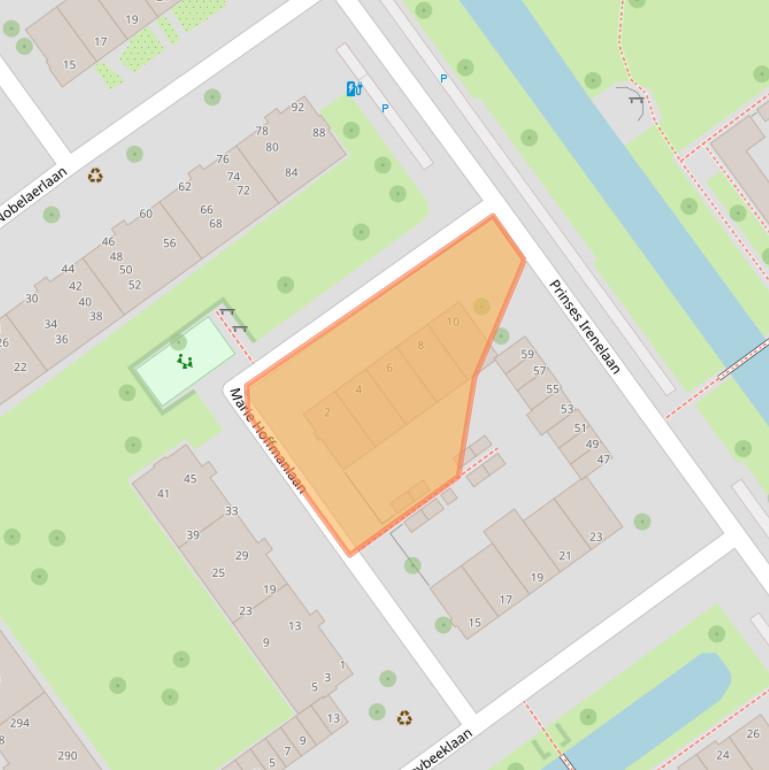 Kaart van postcodegebied 2273HK.