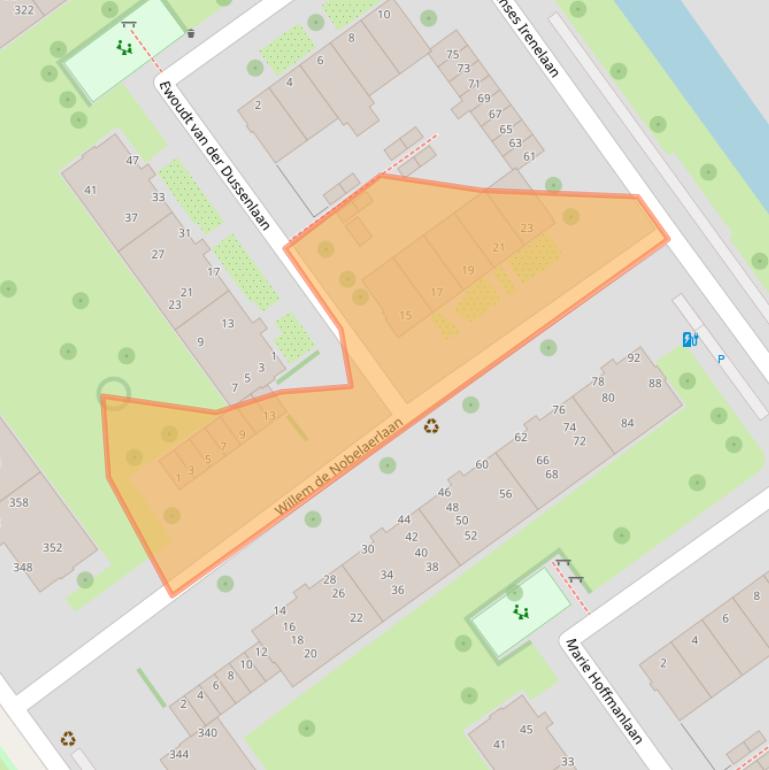 Kaart van postcodegebied 2273HL.