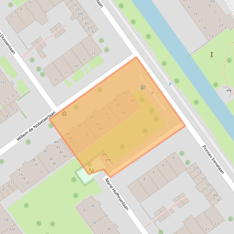 Kaart van postcodegebied 2273HN.