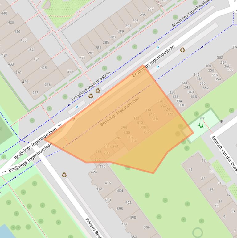 Kaart van postcodegebied 2273HS.