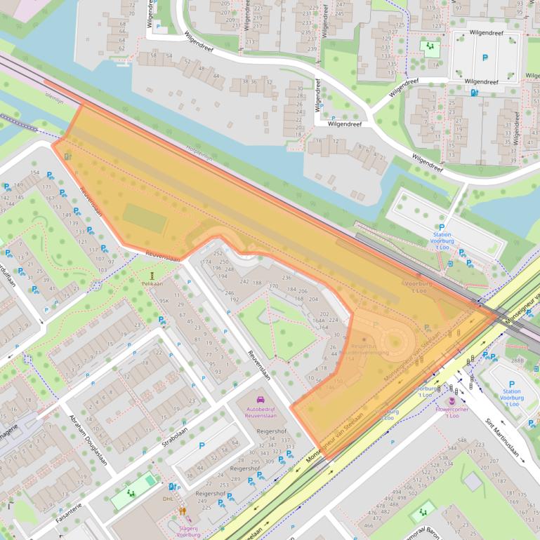 Kaart van postcodegebied 2273JT.