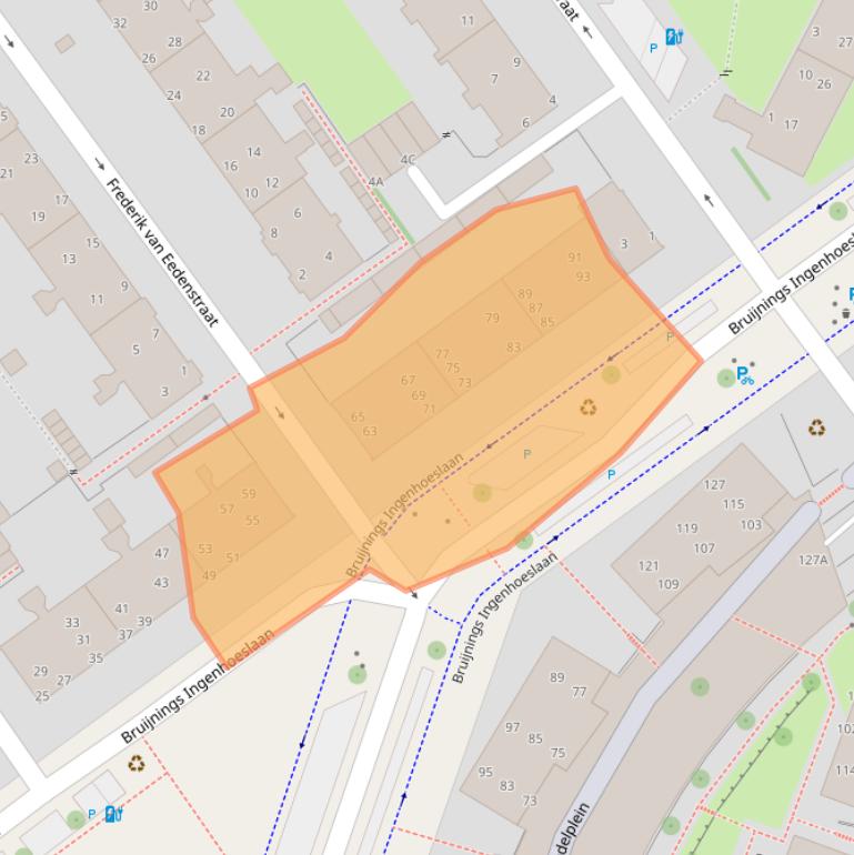 Kaart van postcodegebied 2273KK.