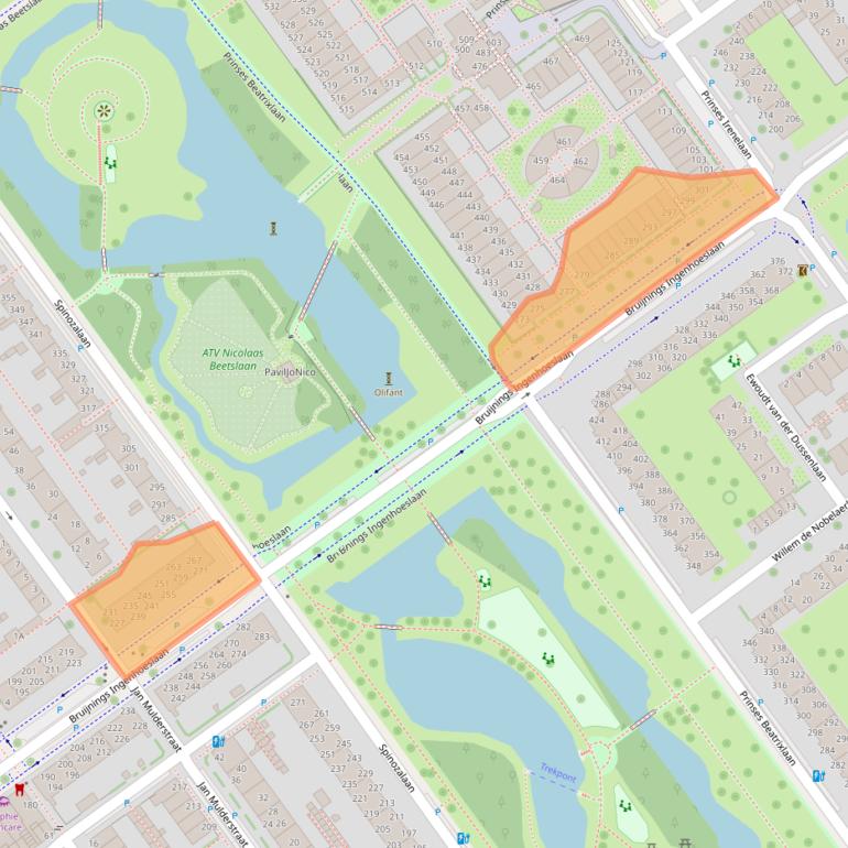 Kaart van postcodegebied 2273KP.