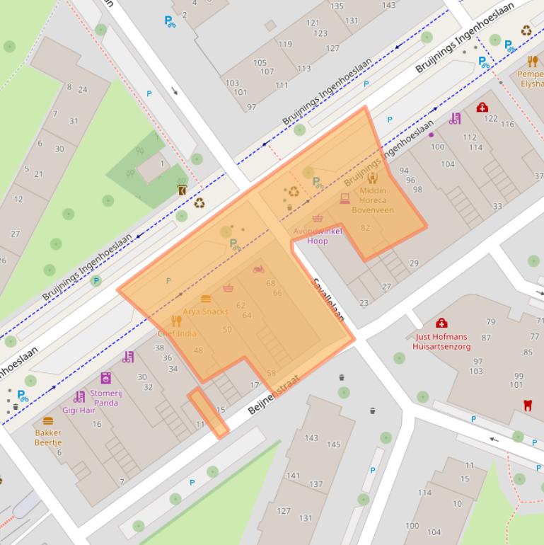 Kaart van postcodegebied 2273KS.