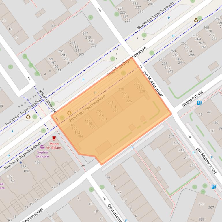 Kaart van postcodegebied 2273KW.