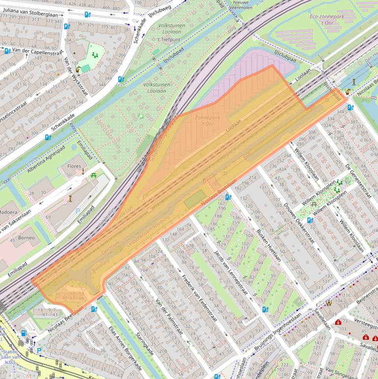 Kaart van postcodegebied 2273RB.