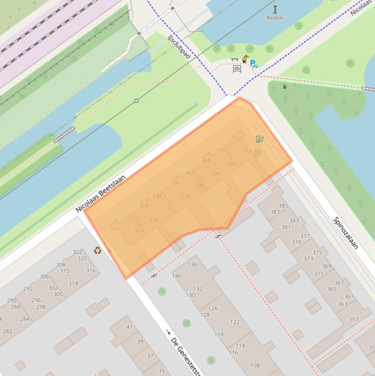 Kaart van postcodegebied 2273RL.