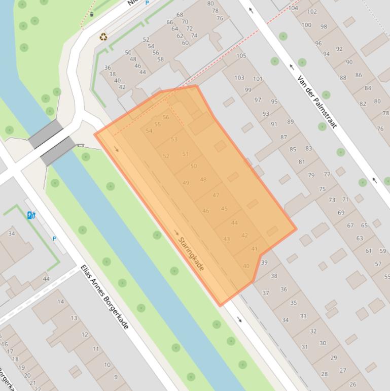 Kaart van postcodegebied 2273RR.