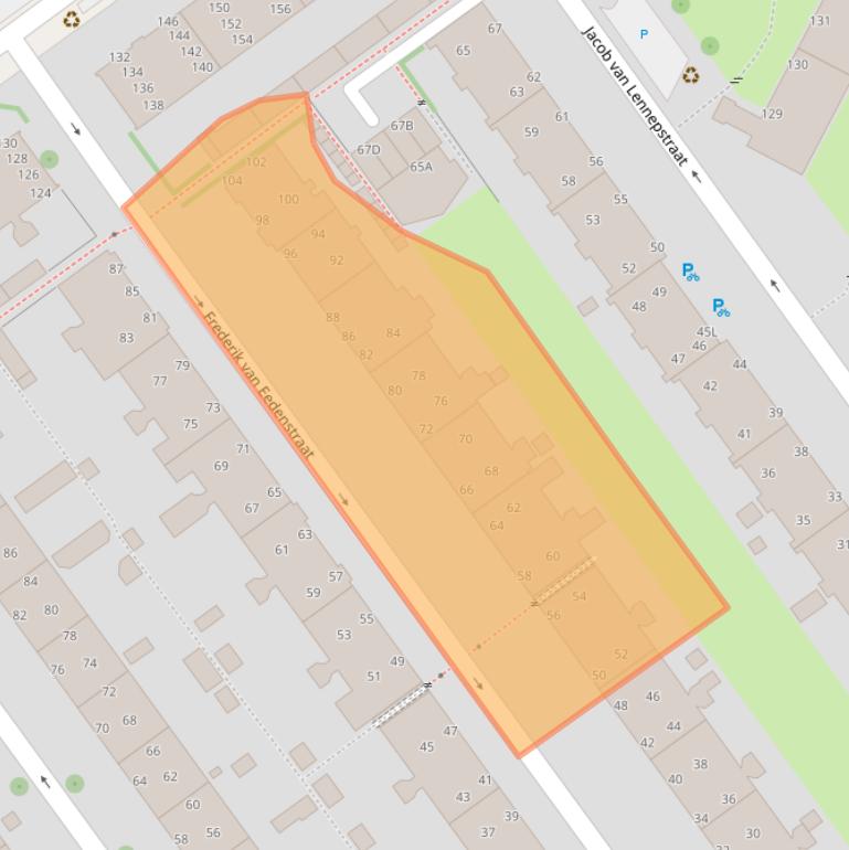 Kaart van postcodegebied 2273SM.