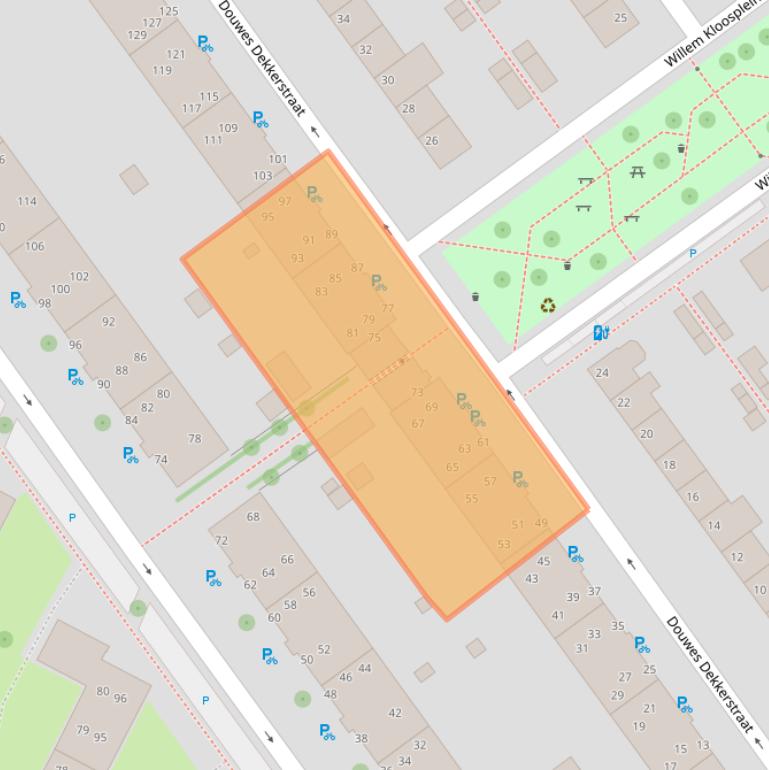 Kaart van postcodegebied 2273SP.