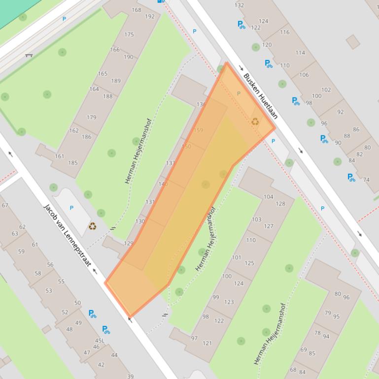 Kaart van postcodegebied 2273TP.