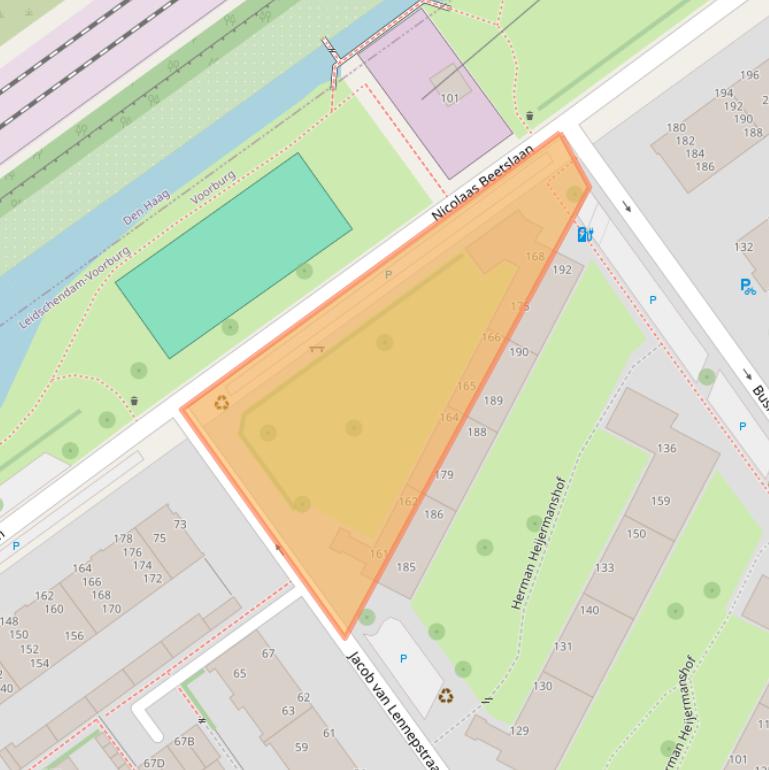 Kaart van postcodegebied 2273TR.