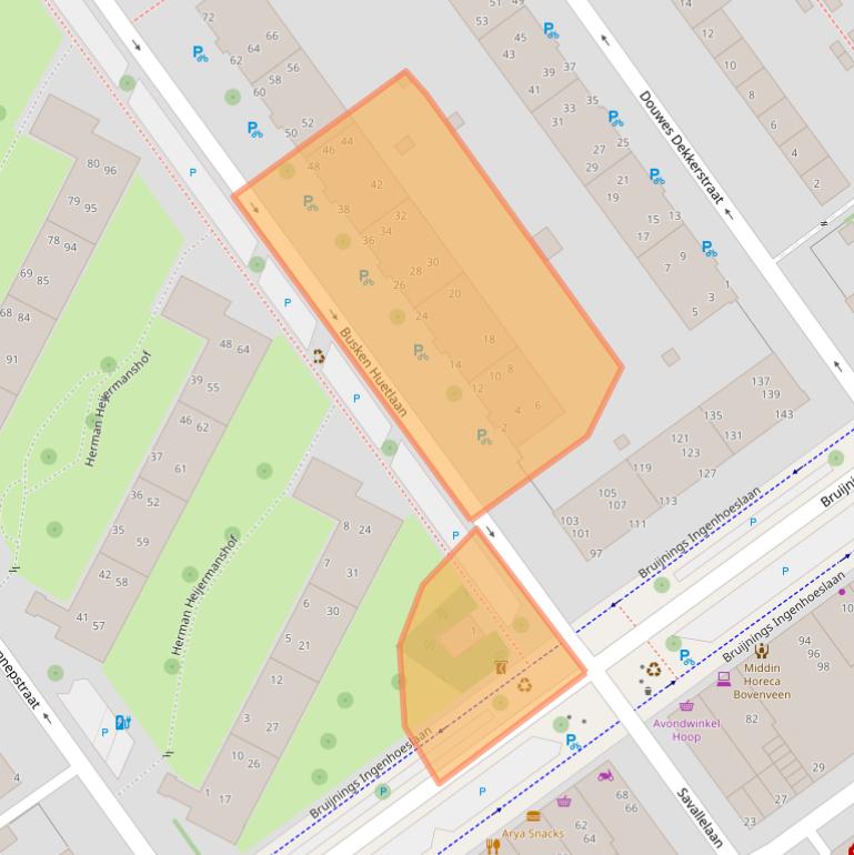 Kaart van postcodegebied 2273TT.