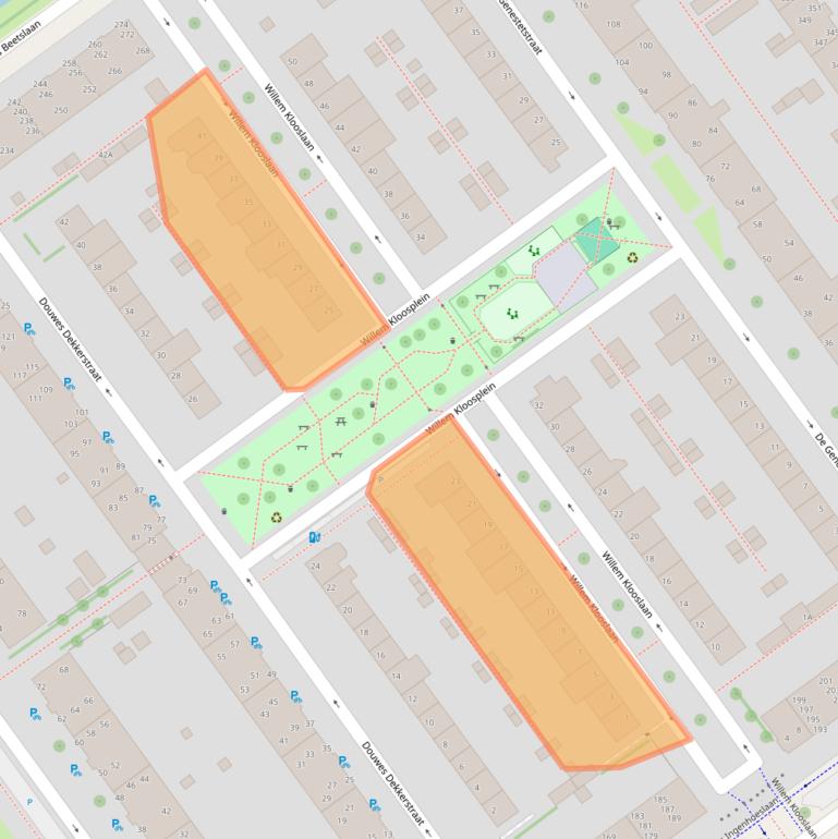 Kaart van postcodegebied 2273TX.