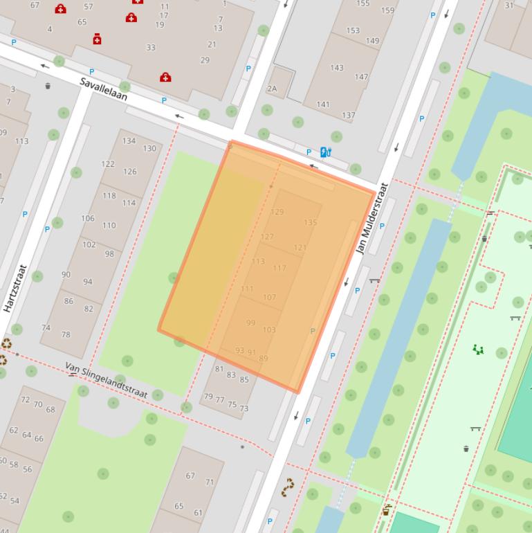 Kaart van postcodegebied 2273VH.