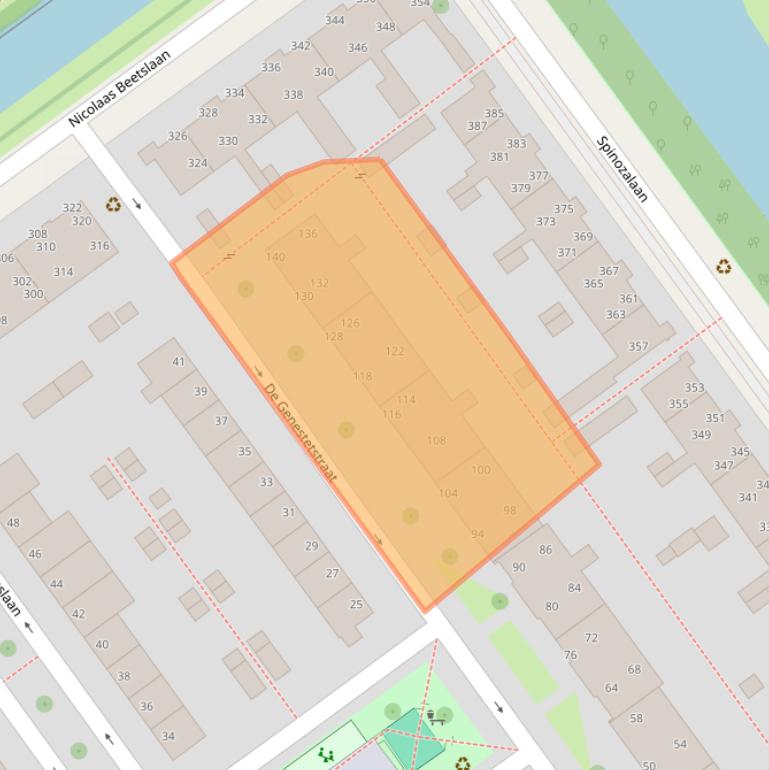 Kaart van postcodegebied 2273VZ.