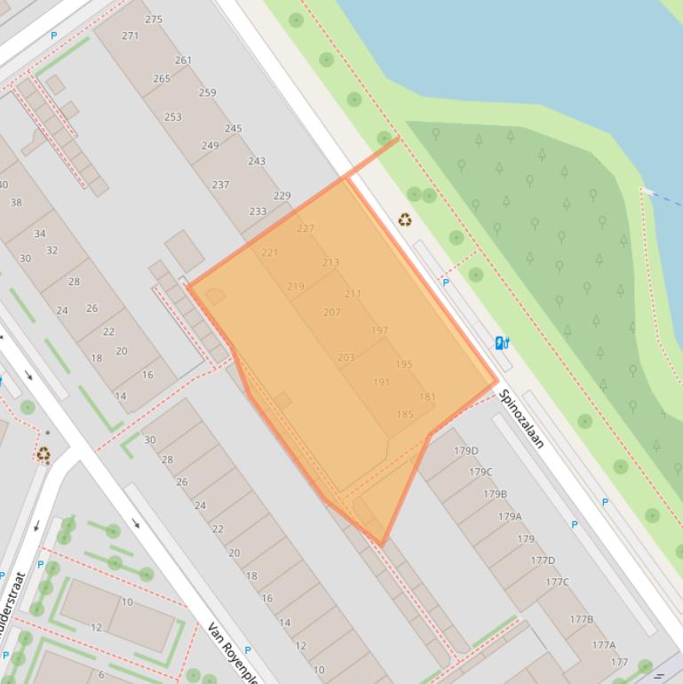 Kaart van postcodegebied 2273XH.