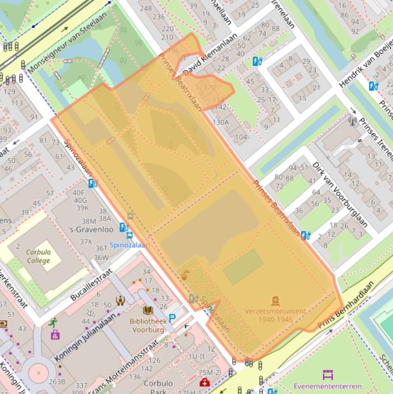 Kaart van postcodegebied 2273XS.