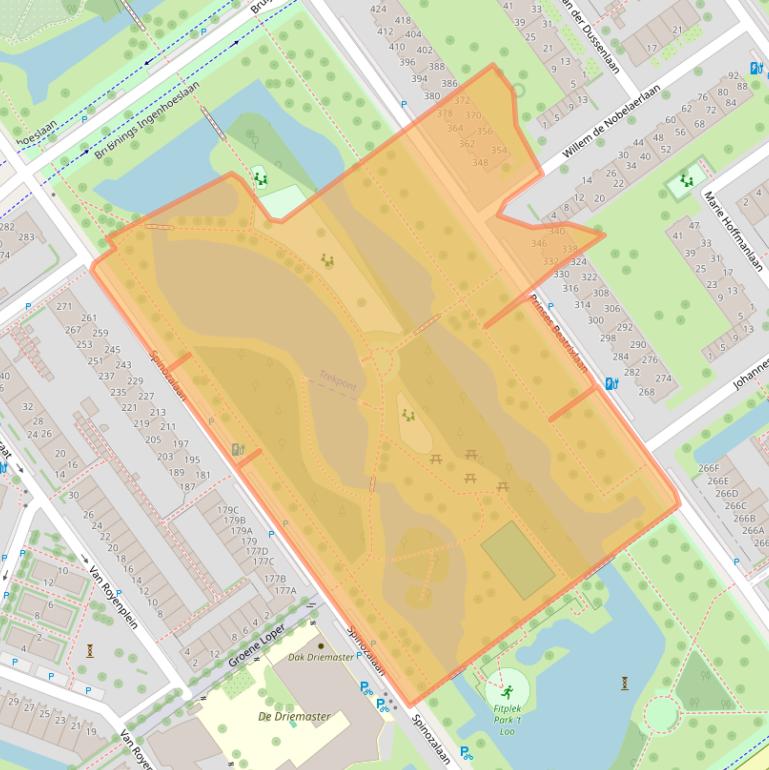 Kaart van postcodegebied 2273XX.