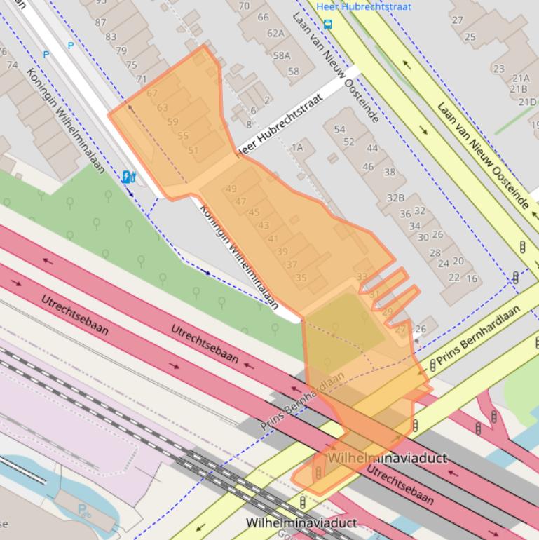 Kaart van postcodegebied 2274AA.