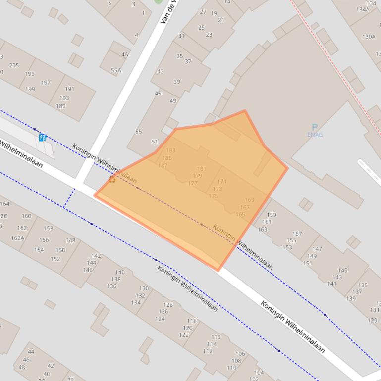 Kaart van postcodegebied 2274AD.