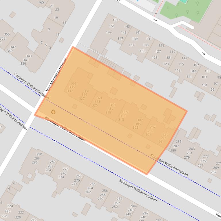 Kaart van postcodegebied 2274AH.