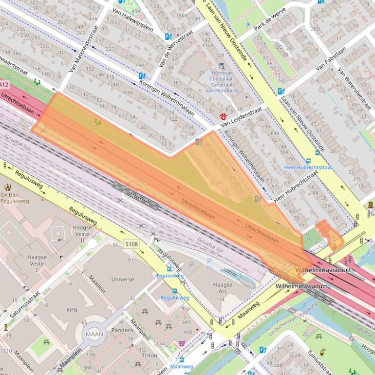 Kaart van postcodegebied 2274AL.