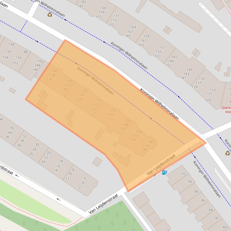 Kaart van postcodegebied 2274AM.