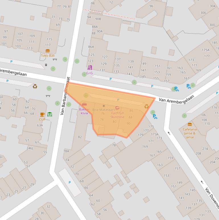 Kaart van postcodegebied 2274BW.