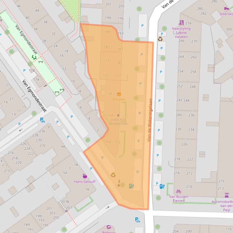 Kaart van postcodegebied 2274CE.