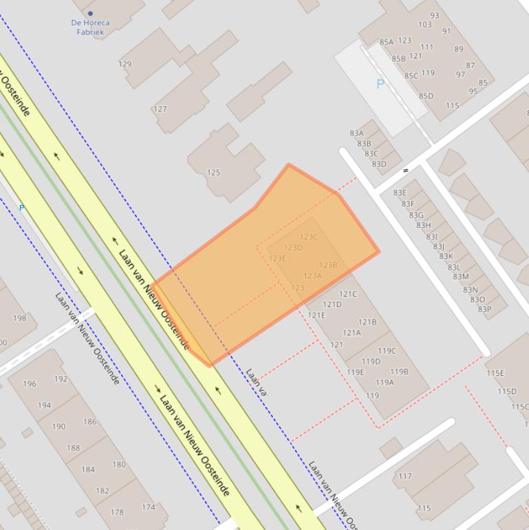 Kaart van postcodegebied 2274ED.