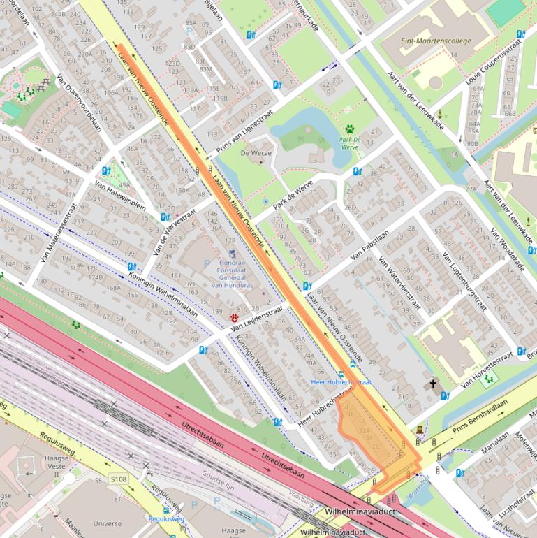 Kaart van postcodegebied 2274EG.