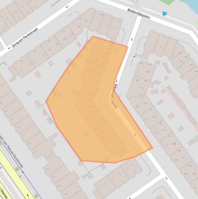 Kaart van postcodegebied 2274GV.