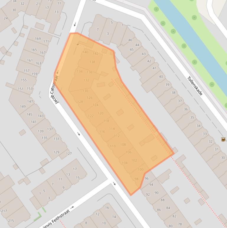 Kaart van postcodegebied 2274GZ.