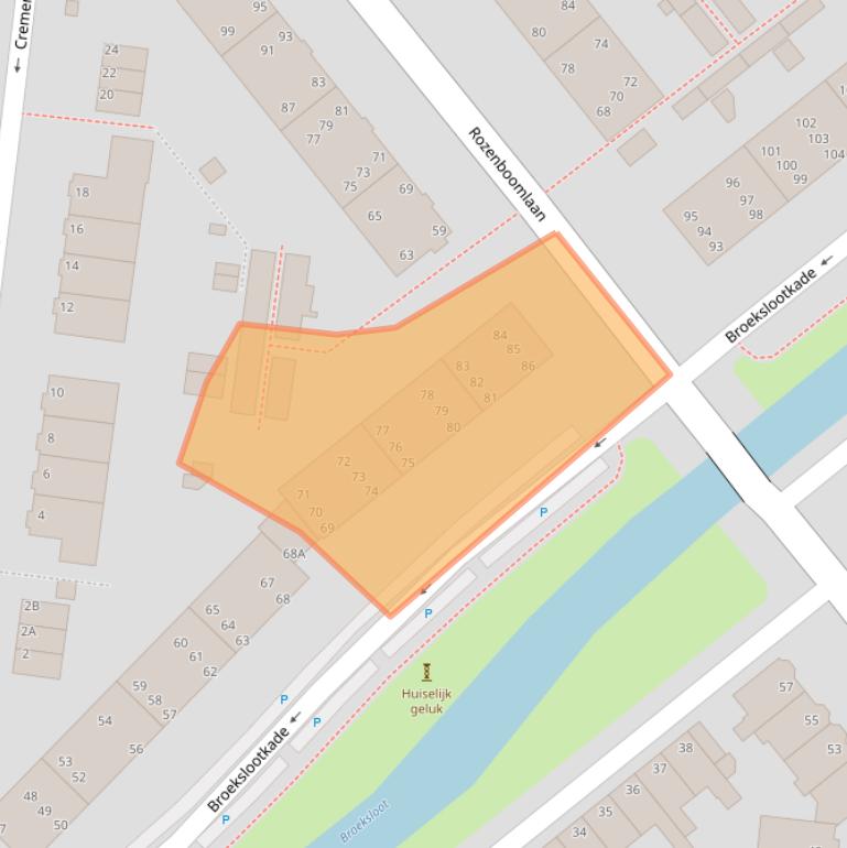 Kaart van postcodegebied 2274HD.