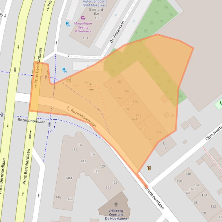 Kaart van postcodegebied 2274HN.