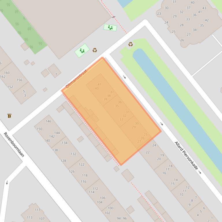 Kaart van postcodegebied 2274HR.