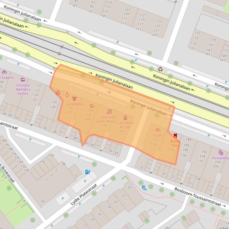 Kaart van postcodegebied 2274JN.