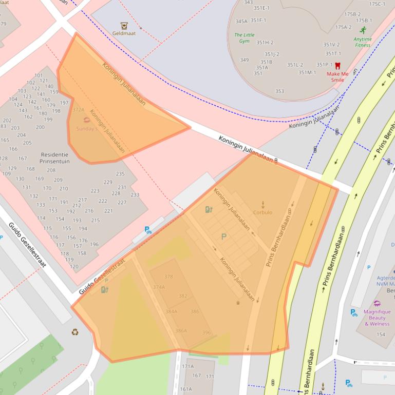 Kaart van postcodegebied 2274JV.