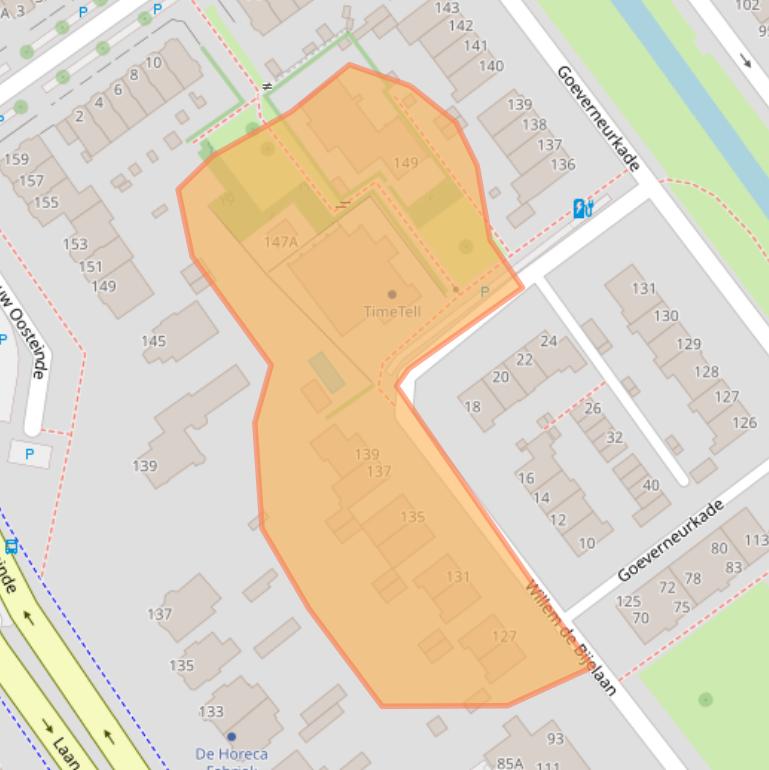 Kaart van postcodegebied 2274KV.