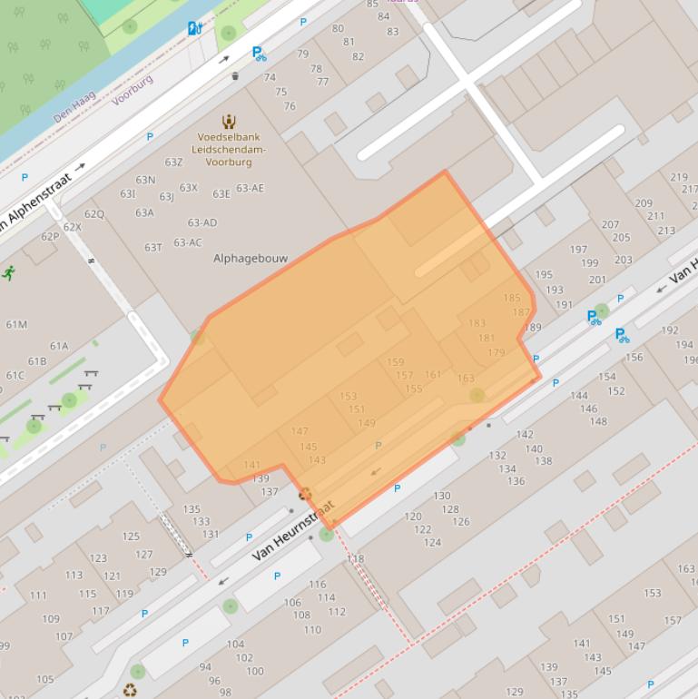 Kaart van postcodegebied 2274NK.