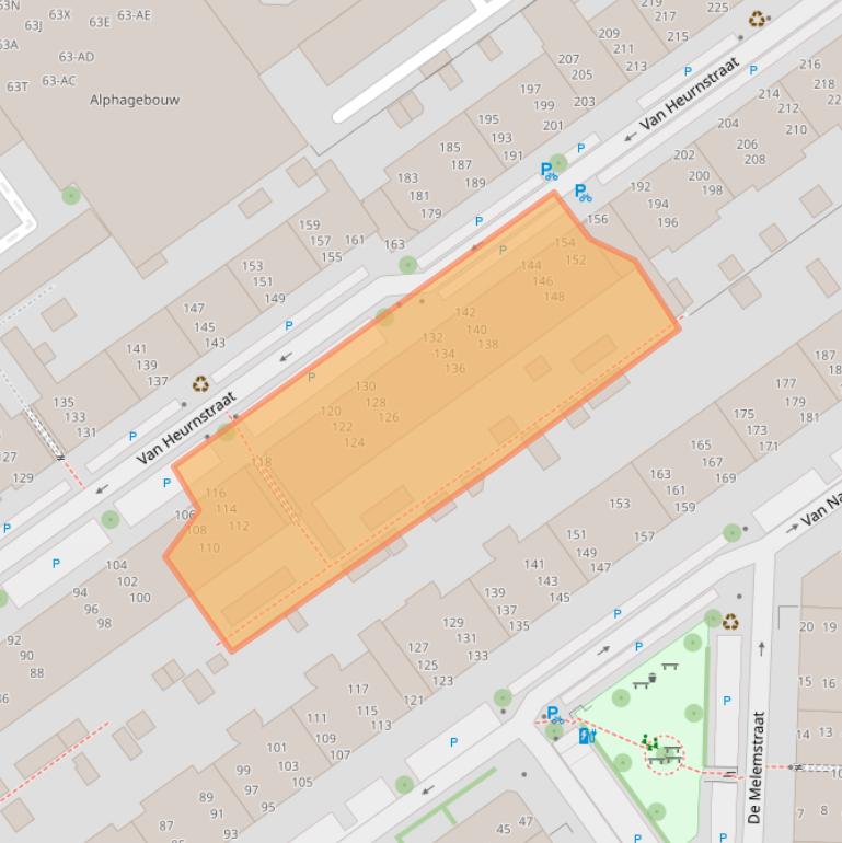 Kaart van postcodegebied 2274NP.