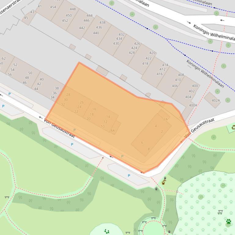 Kaart van postcodegebied 2274RK.