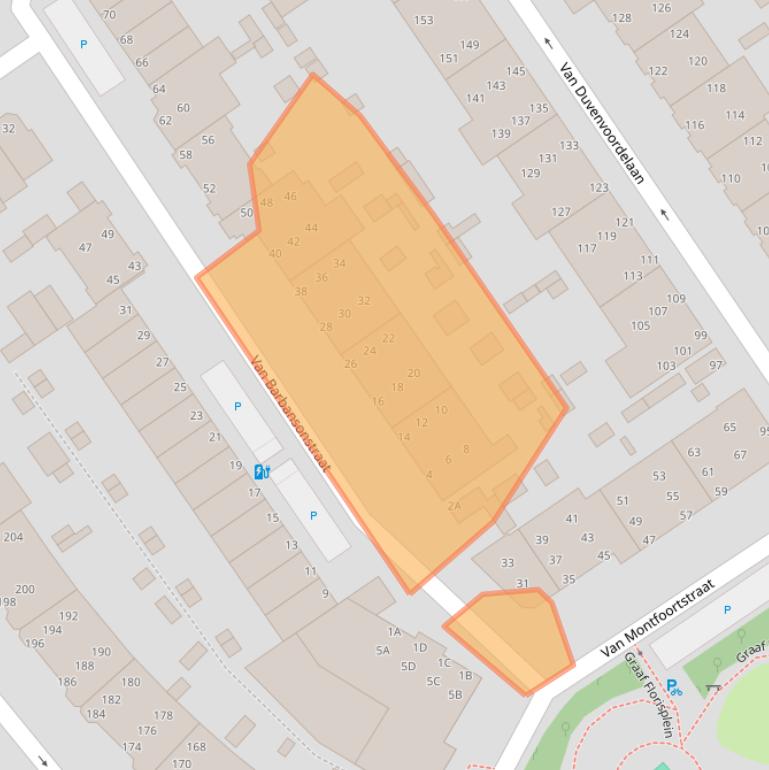 Kaart van postcodegebied 2274SN.