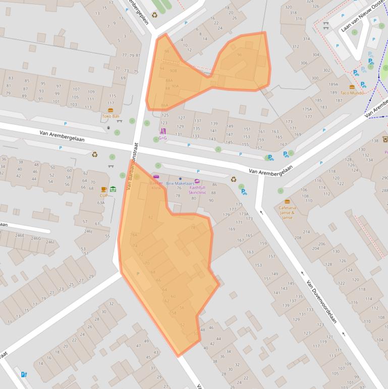 Kaart van postcodegebied 2274SP.